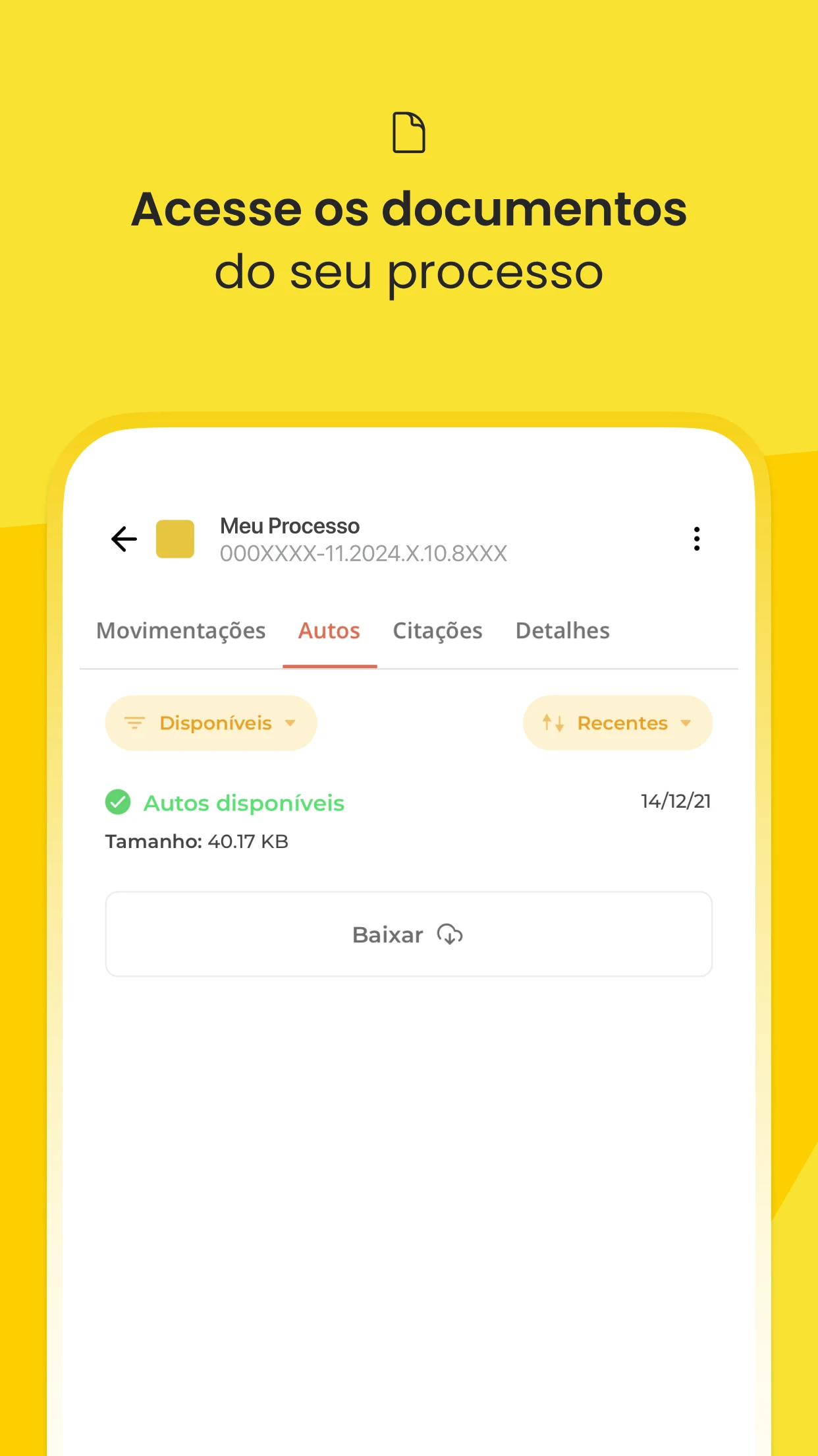 Consultar Processo - Escavador screenshot